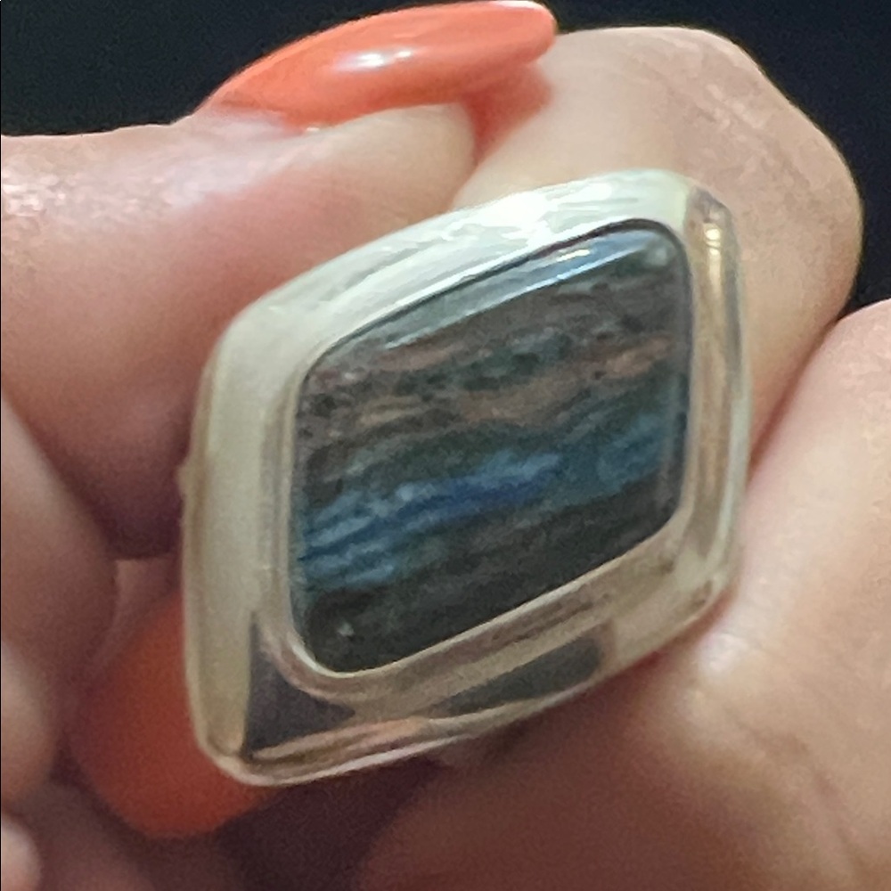 925 STERLING SILVER DRT SIGNED RING SIZE 7
